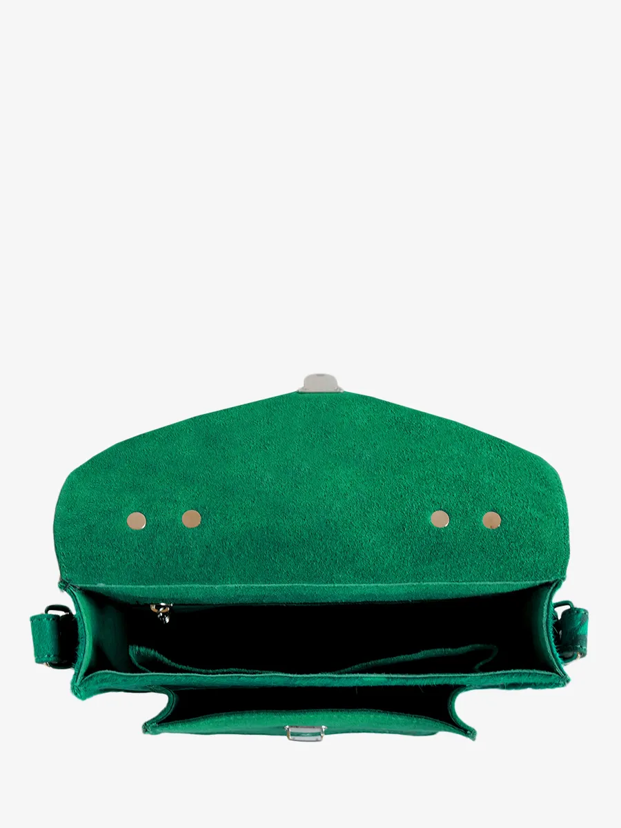 leather hand bag for woman Green - Mademoiselle George Rodeo Trio Viper Green | PAUL MARIUS