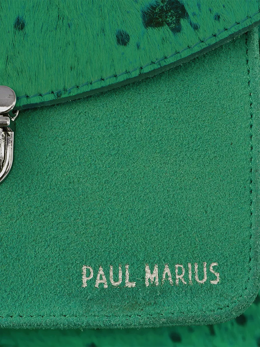 leather hand bag for woman Green - Mademoiselle George Rodeo Trio Viper Green | PAUL MARIUS