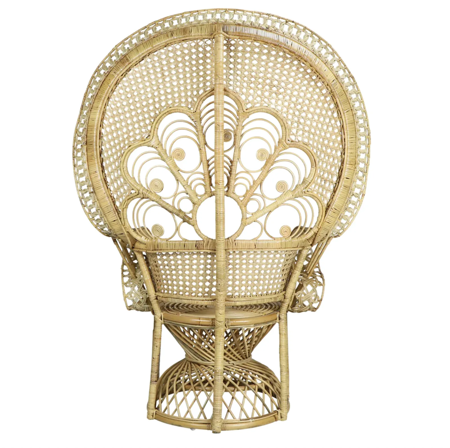 Lollipop Rattan Peacock Lounge Chair - Matthew Izzo Collection