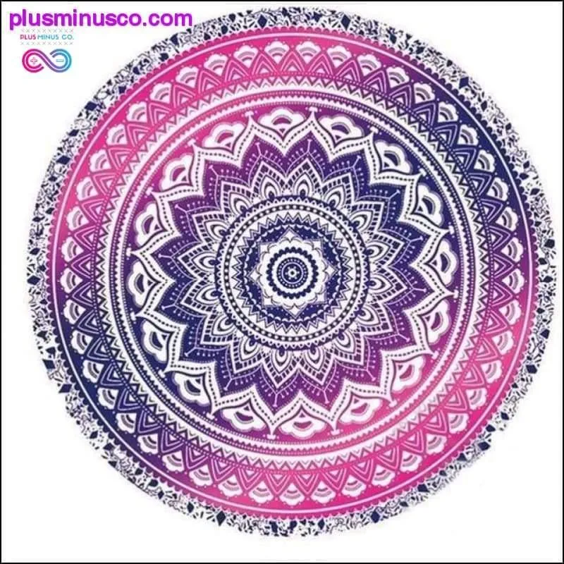 Mandala Round Tapestry Summer Beach Picnic Throw Rug Blanket