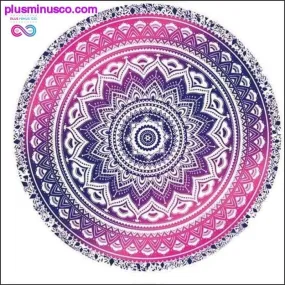 Mandala Round Tapestry Summer Beach Picnic Throw Rug Blanket