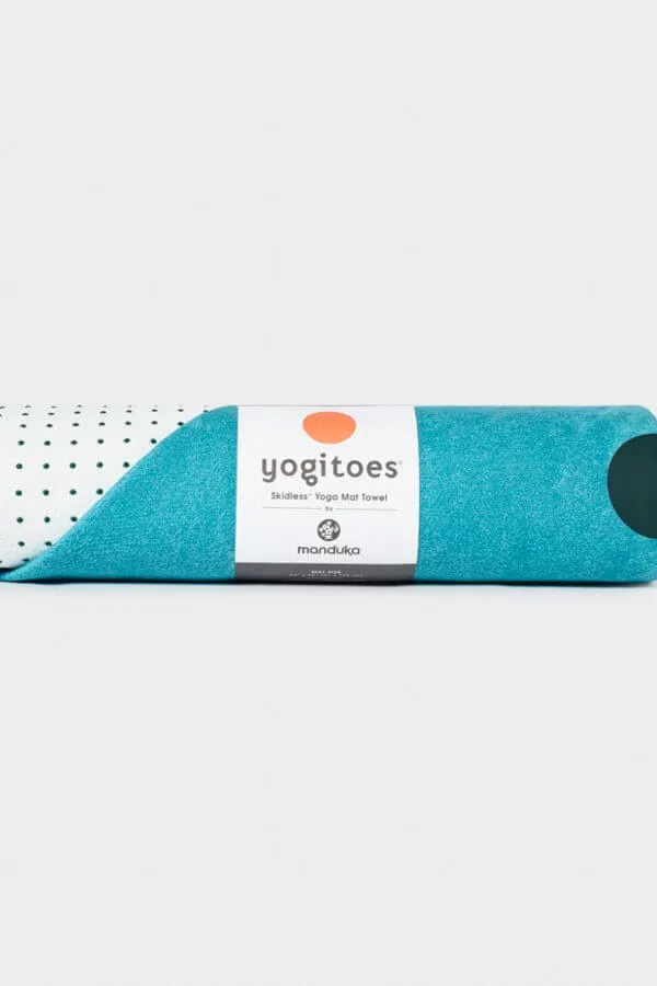 MANDUKA // YOGITOES SKIDLESS MAT TOWEL - LINE BEACH