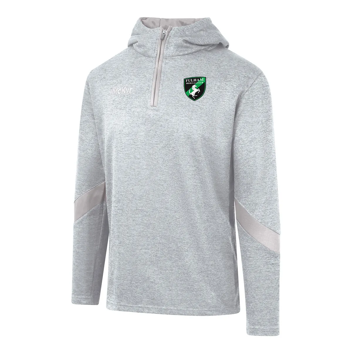 Mc Keever Fulham Irish GAA Core 22 1/4 Zip Hoodie - Youth - Grey