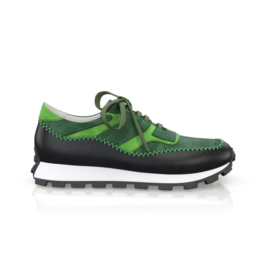 Men's Leather Running Sneakers 55072