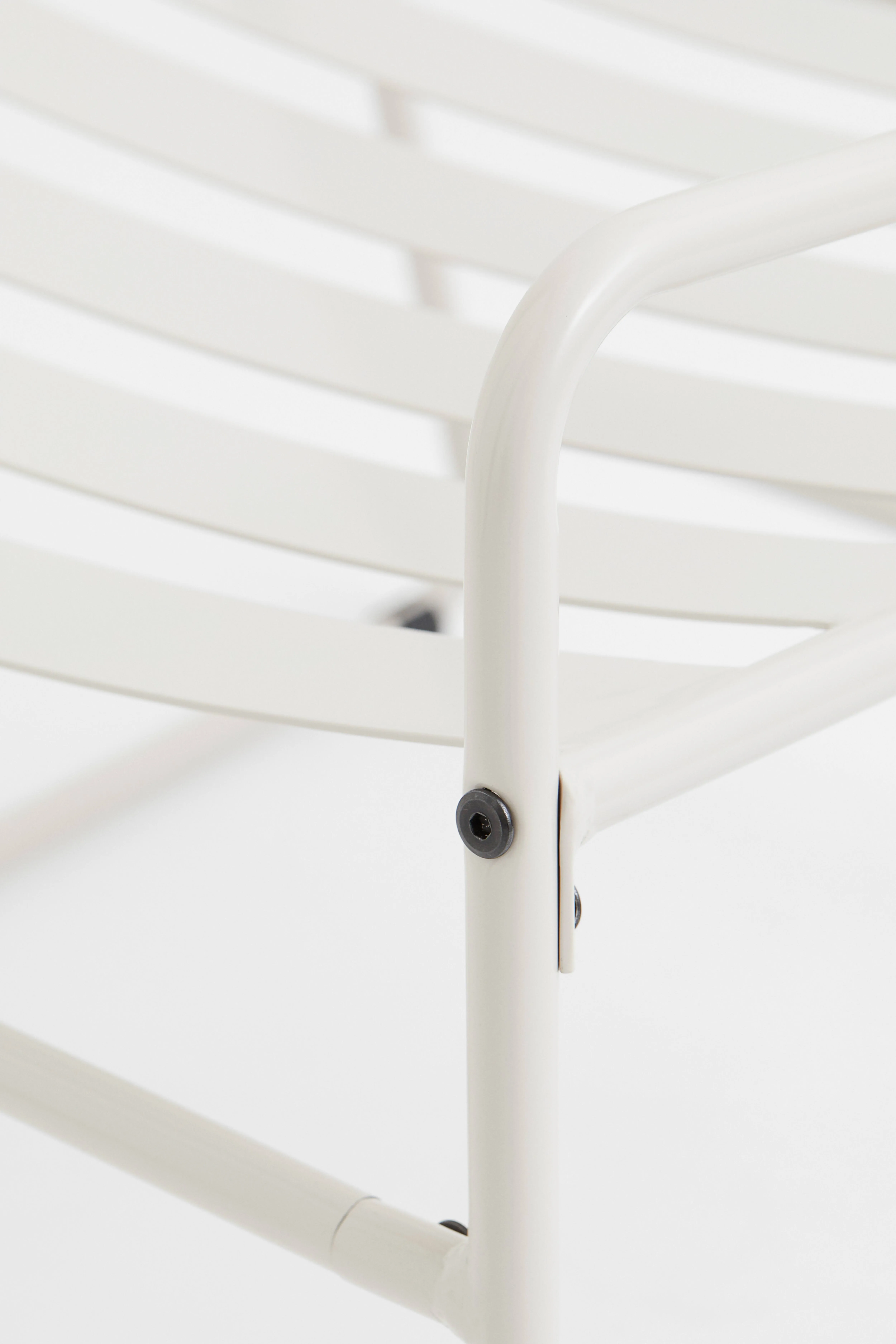 Metal lounge chair - White - Home All | H&M GB