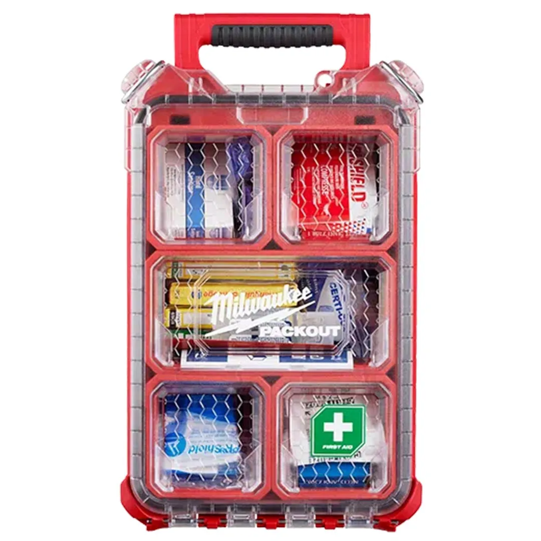 Milwaukee 79 Piece Class A Type III PACKOUT First Aid Kit 48-73-8435C