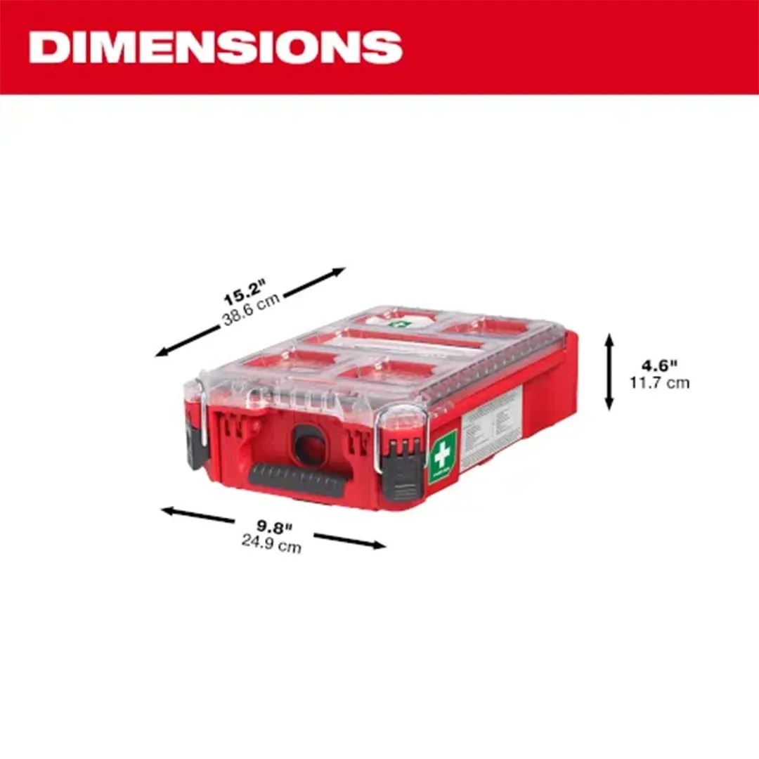 Milwaukee 79 Piece Class A Type III PACKOUT First Aid Kit 48-73-8435C