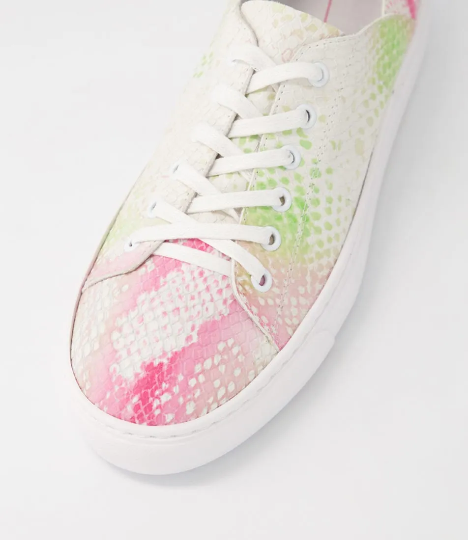 MOLLINI Oskher Pastel Reptile Sneakers