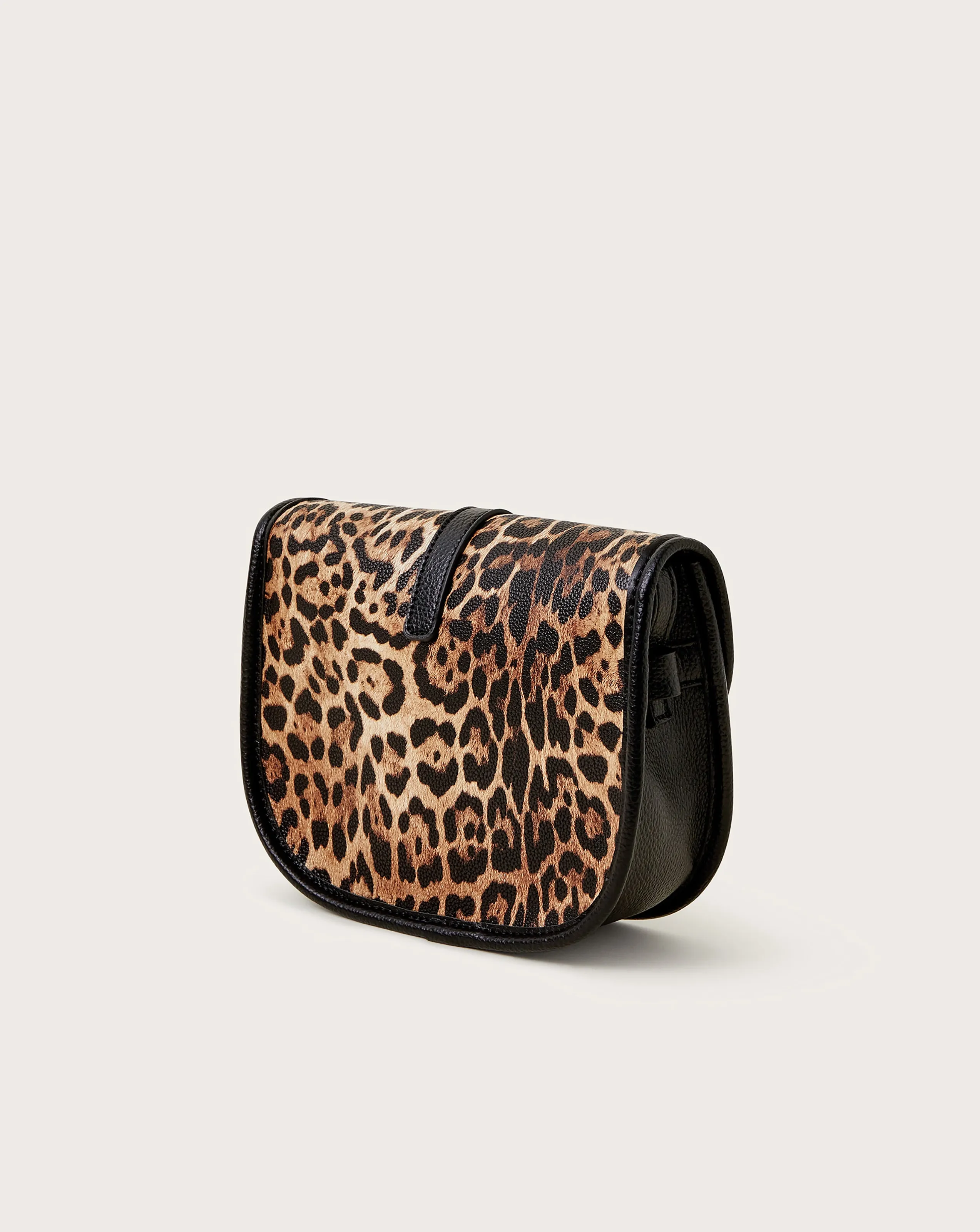 Monsoon Mava Leopard Cross-Body Bag