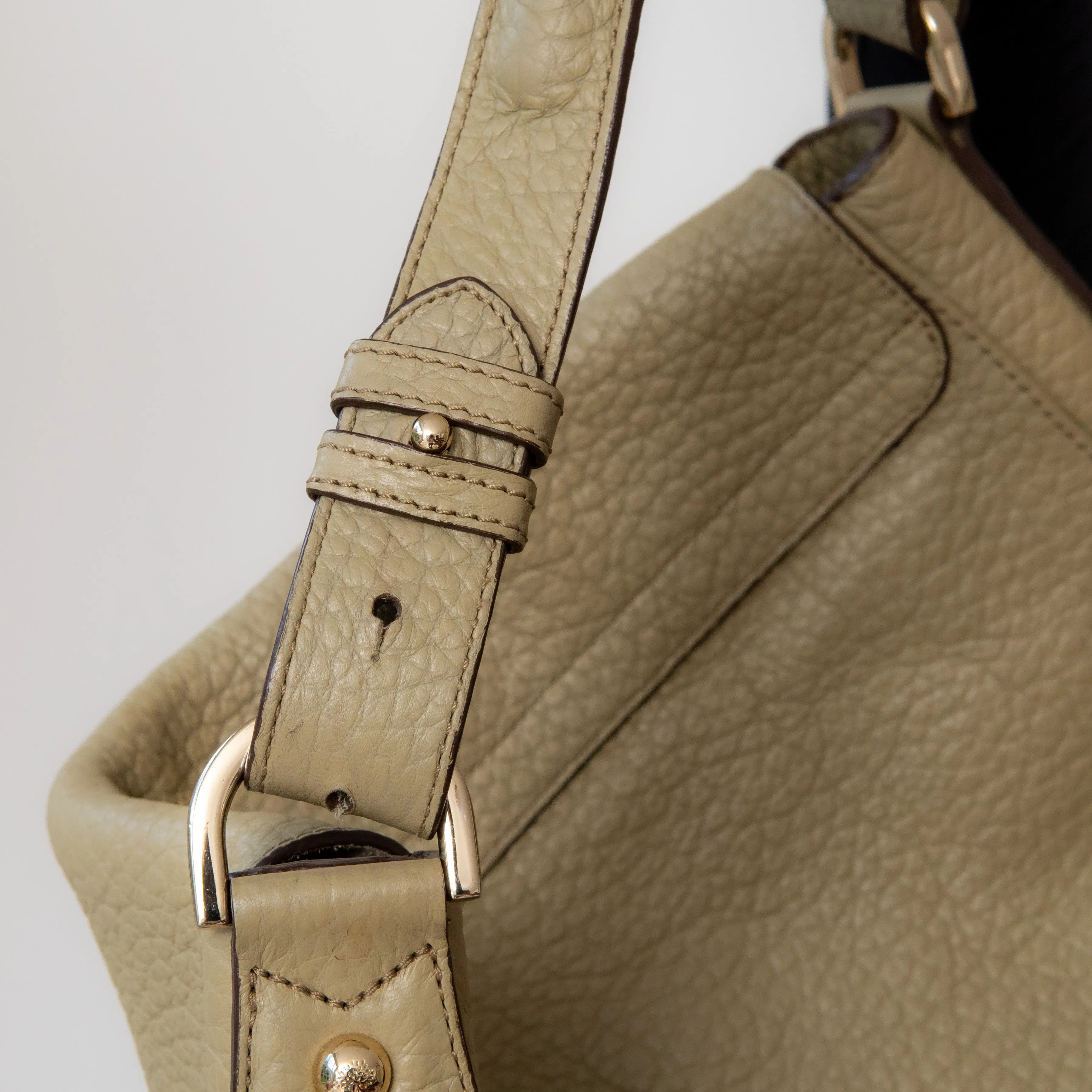 Mulberry Olive Green Leather Shoulder Bag