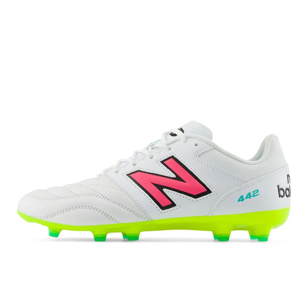 New Balance 442 Team FG V2 Soccer Cleats (2E Width) | Hi-Lite Pack