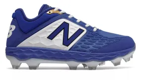 New Balance - Men's Royal/White 3000v4 Fresh Foam Molded Cleat (PL3000B4)