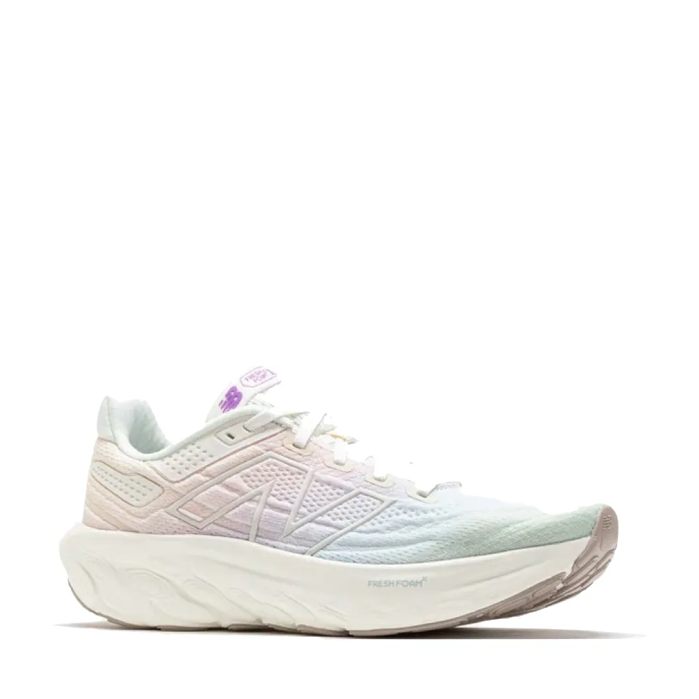 New Balance Women's Fresh Foam X 1080v13 in Sea Salt/Purple Fade/Blue