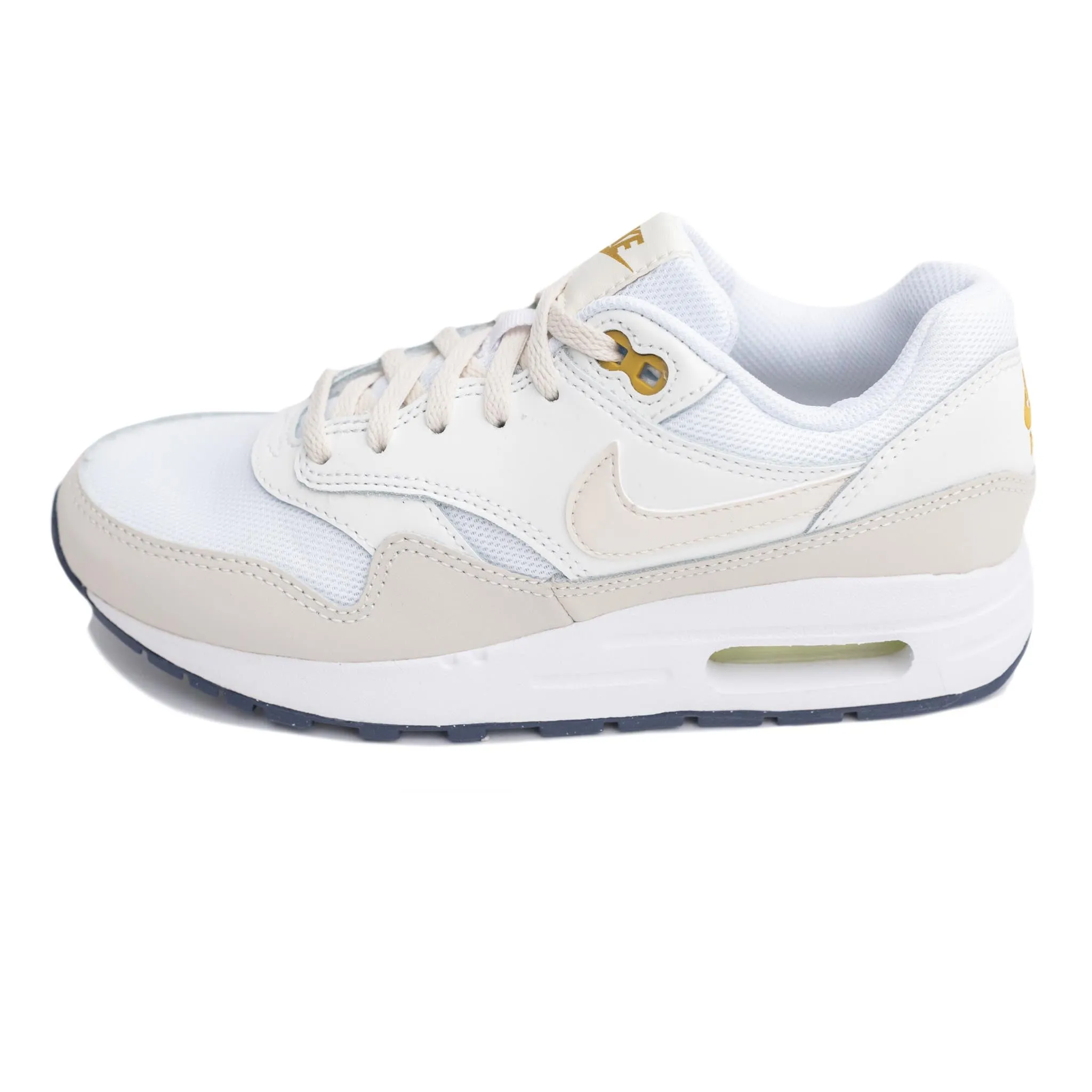 Nike Air Max 1 (GS) 'White/Bronzine'