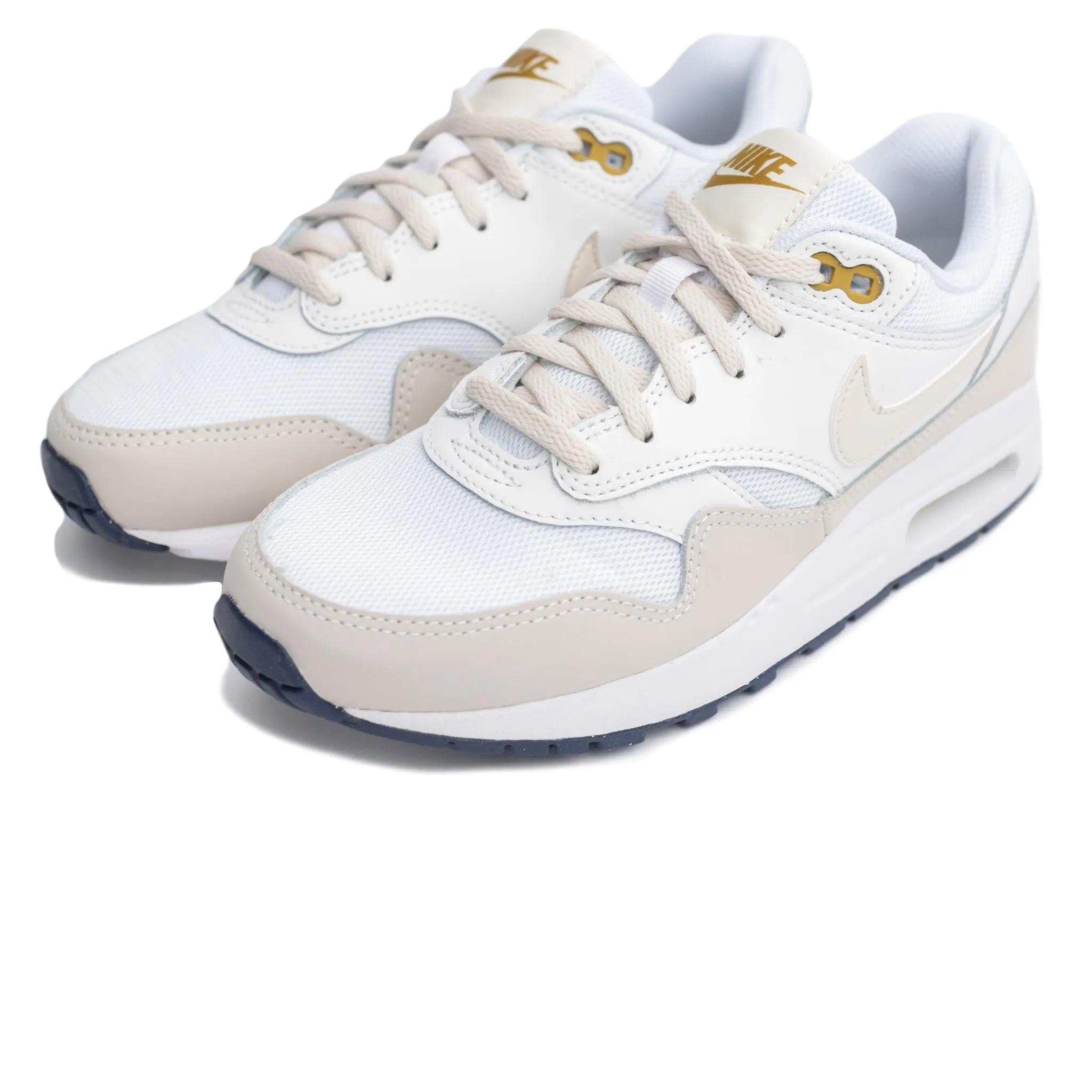 Nike Air Max 1 (GS) 'White/Bronzine'