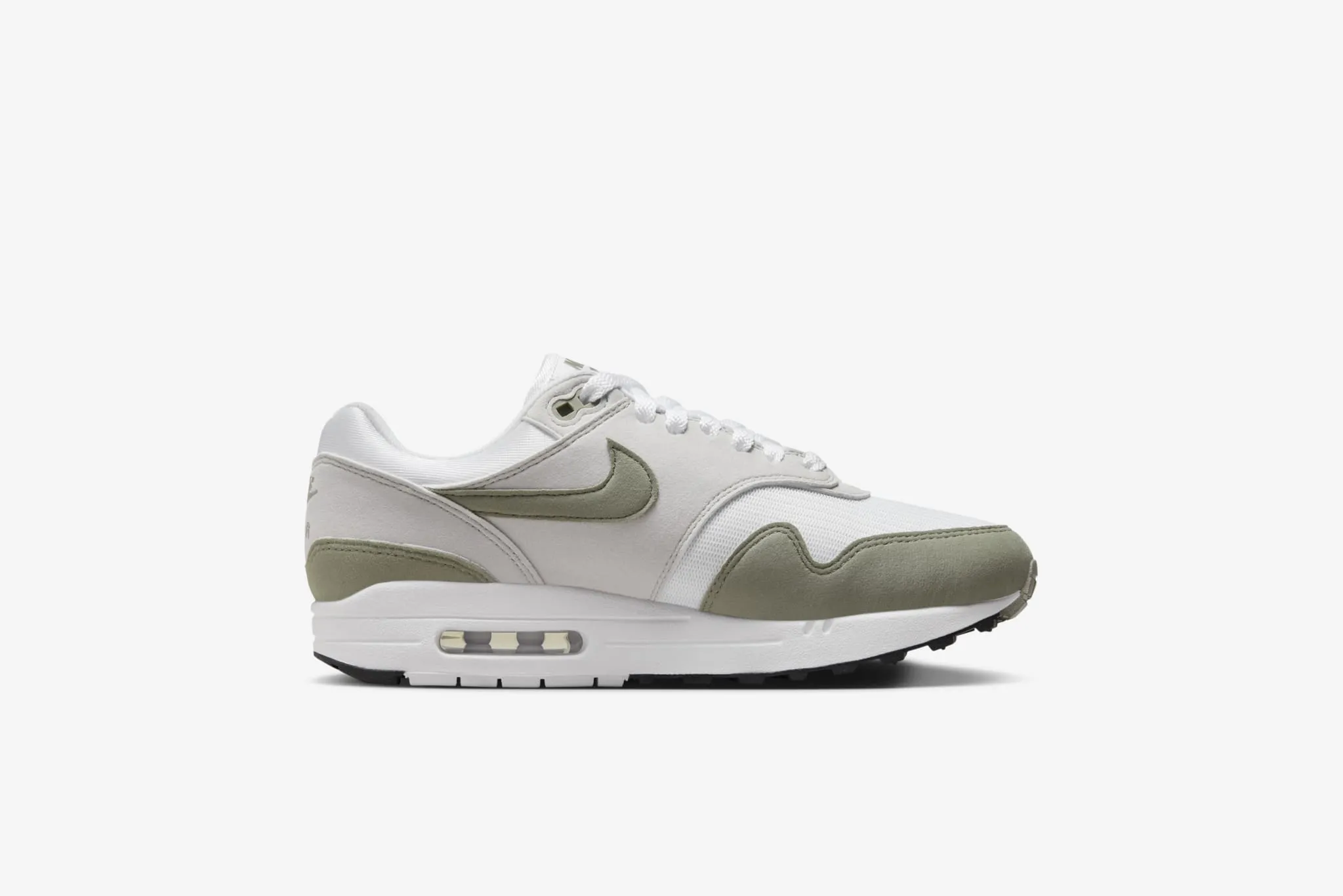 Nike Air Max 1  W - White / Light Army-Neutral Grey