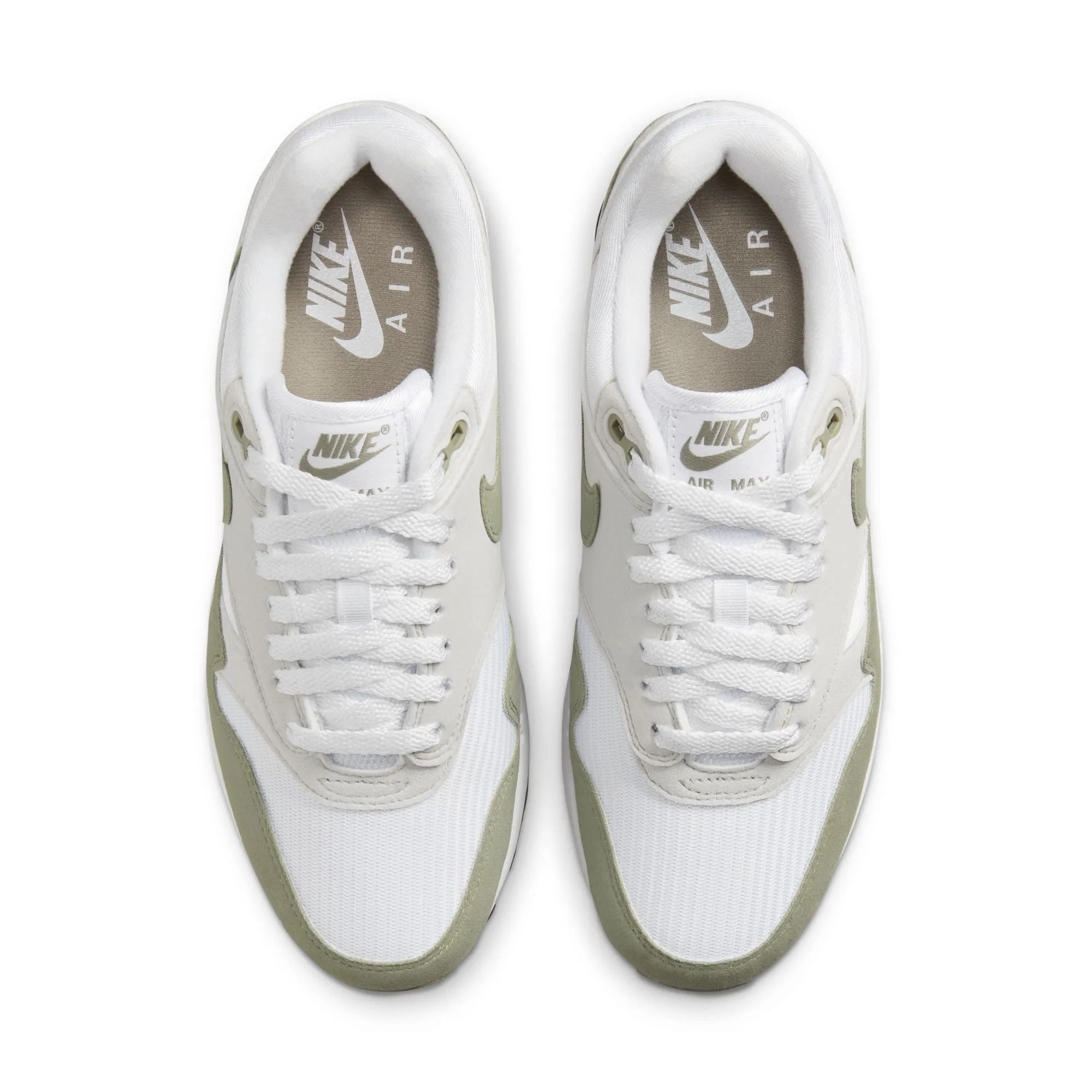 Nike Air Max 1  W - White / Light Army-Neutral Grey