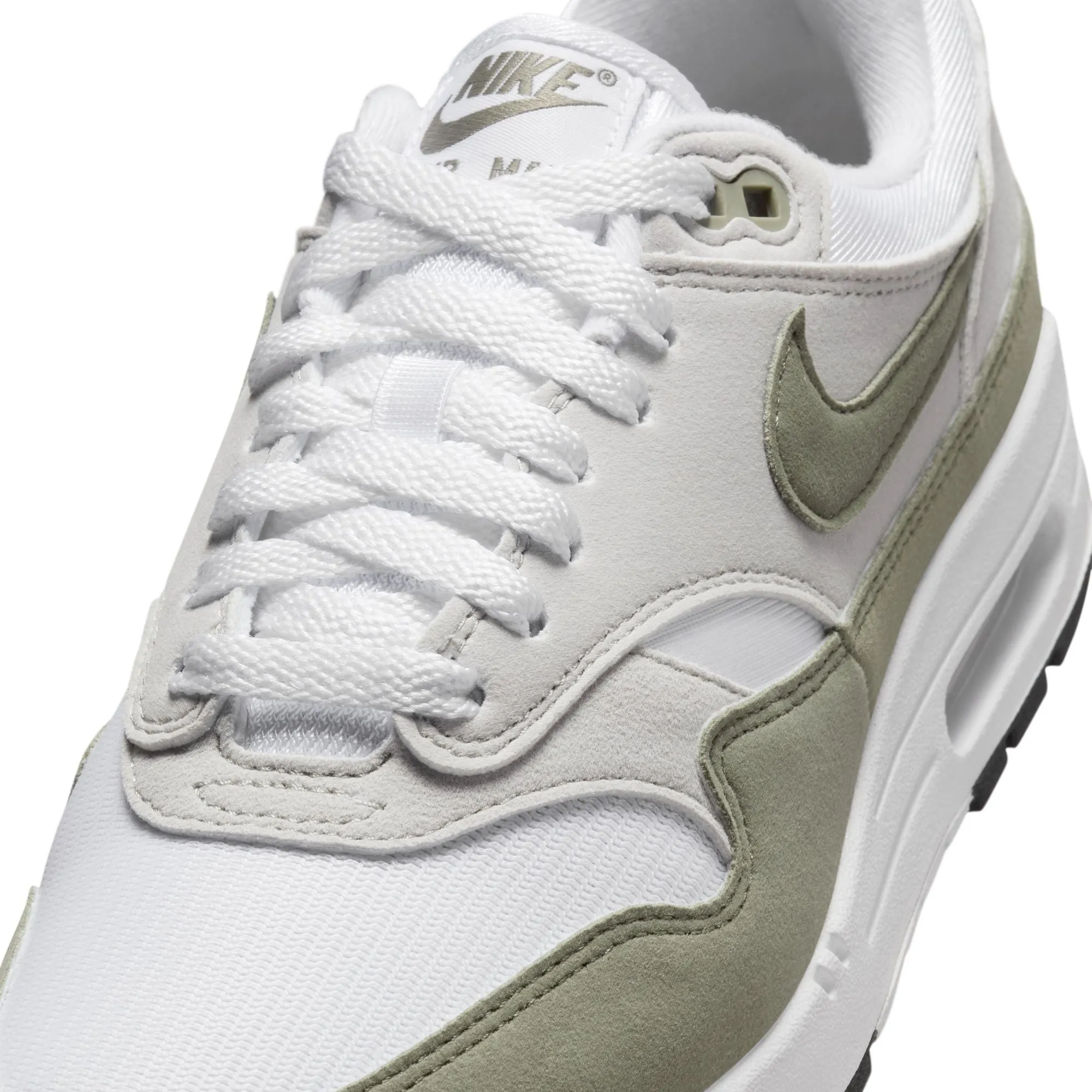 Nike Air Max 1  W - White / Light Army-Neutral Grey