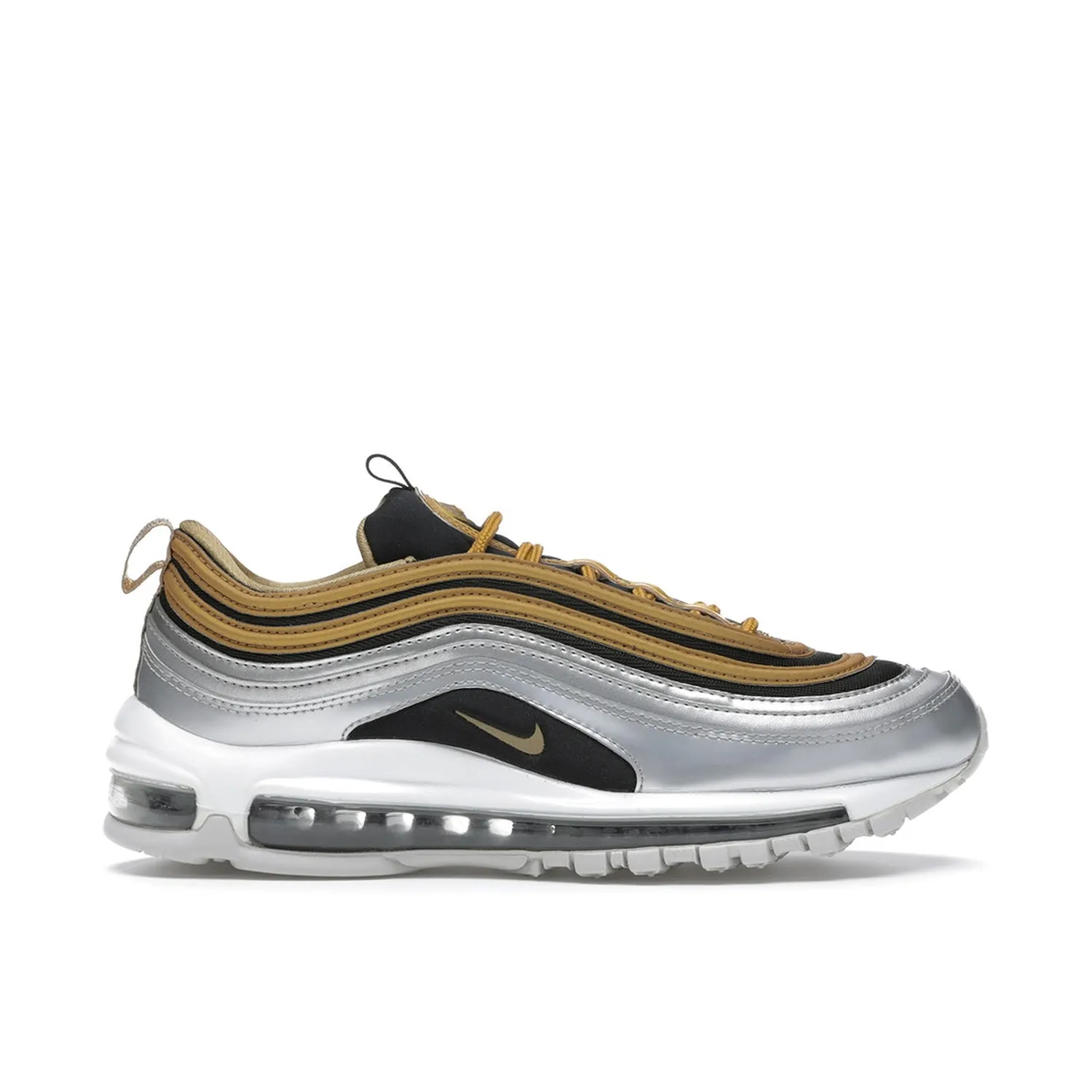 Nike Air Max 97 Metallic Gold Black Womens | AQ4137-700 | Laced