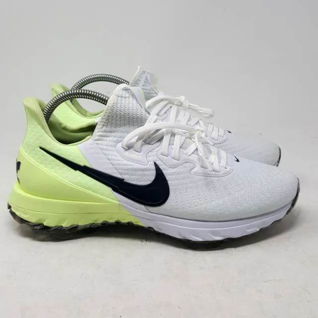 Nike Air Zoom Infinity Tour Golf Cleat Barely Volt White...