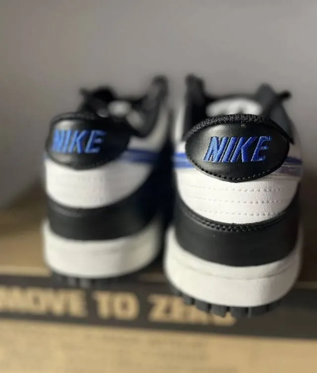 Nike Dunk Low GS Black White Game Royal