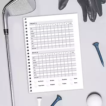 Personalised Golf Log Book | Kaleidoscope