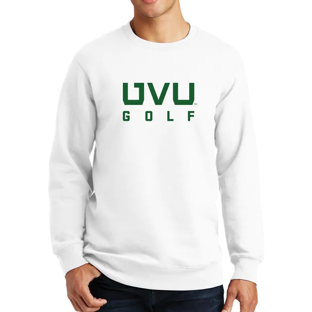 Port & Company Fan Favorite Fleece Crewneck Sweatshirt - UVU Golf