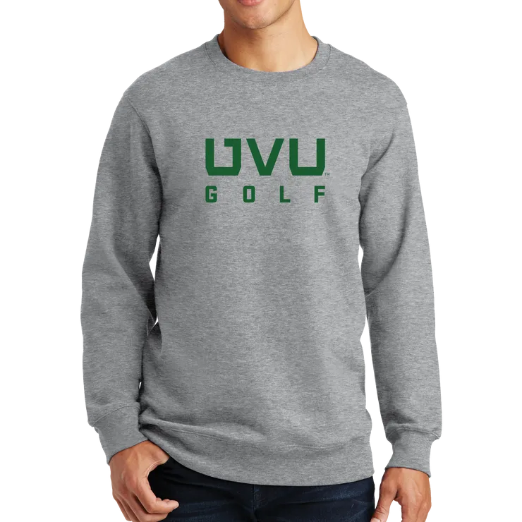 Port & Company Fan Favorite Fleece Crewneck Sweatshirt - UVU Golf