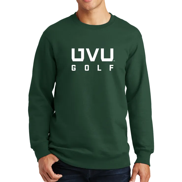 Port & Company Fan Favorite Fleece Crewneck Sweatshirt - UVU Golf