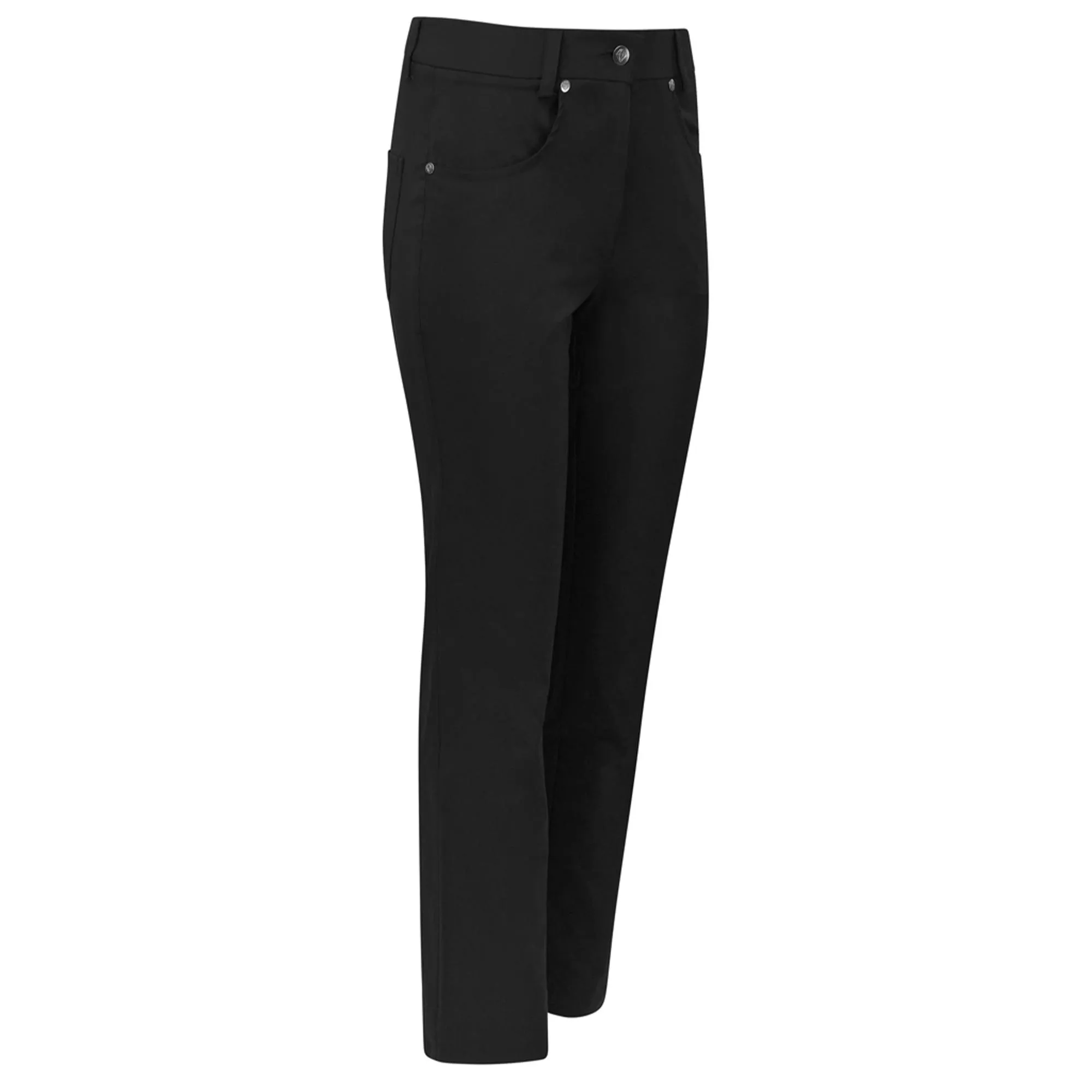 Pure Golf Bernie Lined Ladies Golf Trousers Black 31 Inch