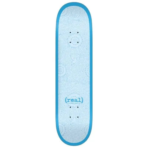 Real Skateboards Renewal Edition Skate Deck Blue  Comes with a sheet of FREE grip tape