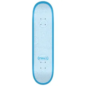 Real Skateboards Renewal Edition Skate Deck Blue  Comes with a sheet of FREE grip tape