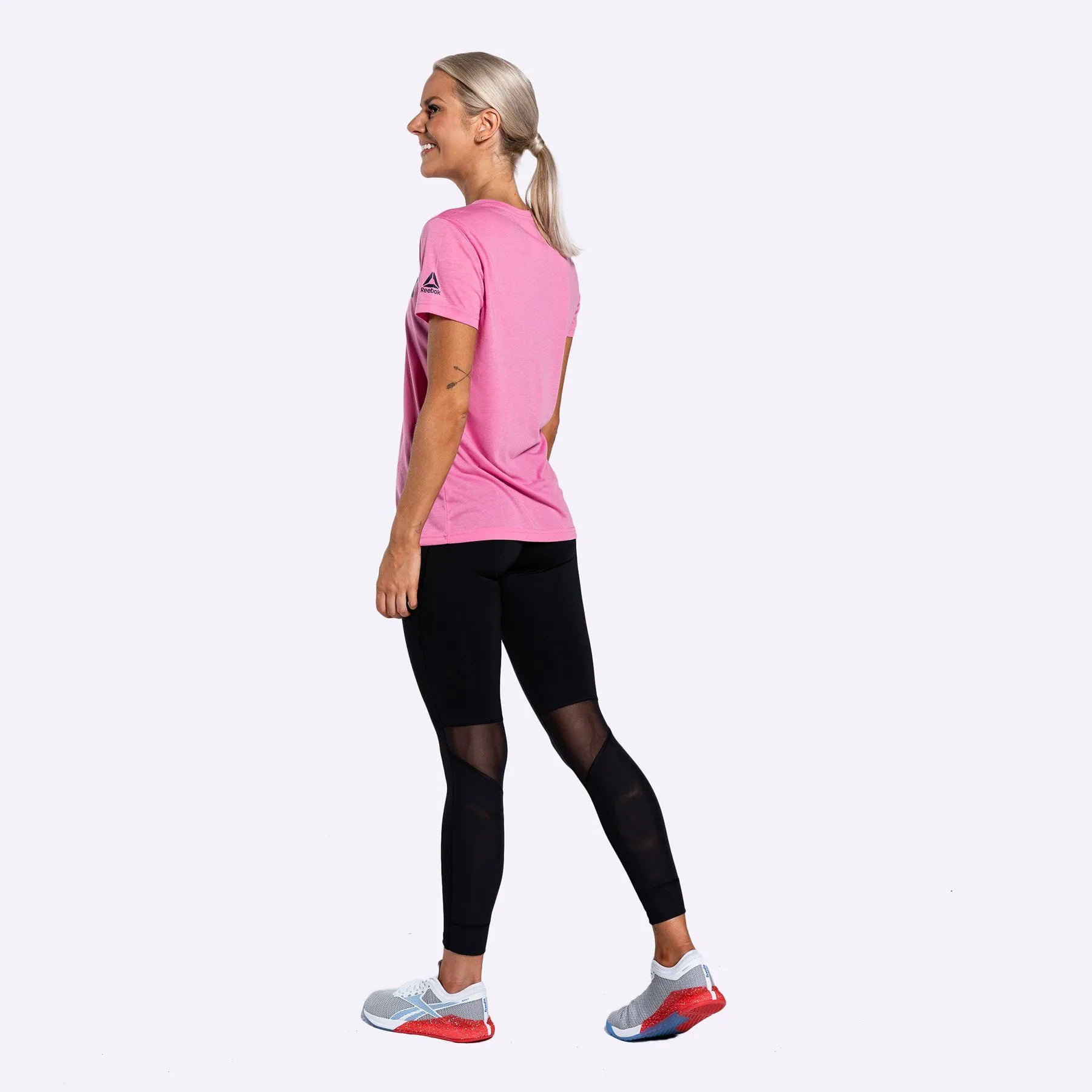 Reebok - Women's CrossFit Tee - POSH PINK