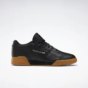 REEBOK WORKOUT PLUS - Black / Carbon / Classic Red / Reebok Royal-Gum