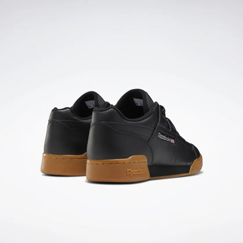 REEBOK WORKOUT PLUS - Black / Carbon / Classic Red / Reebok Royal-Gum