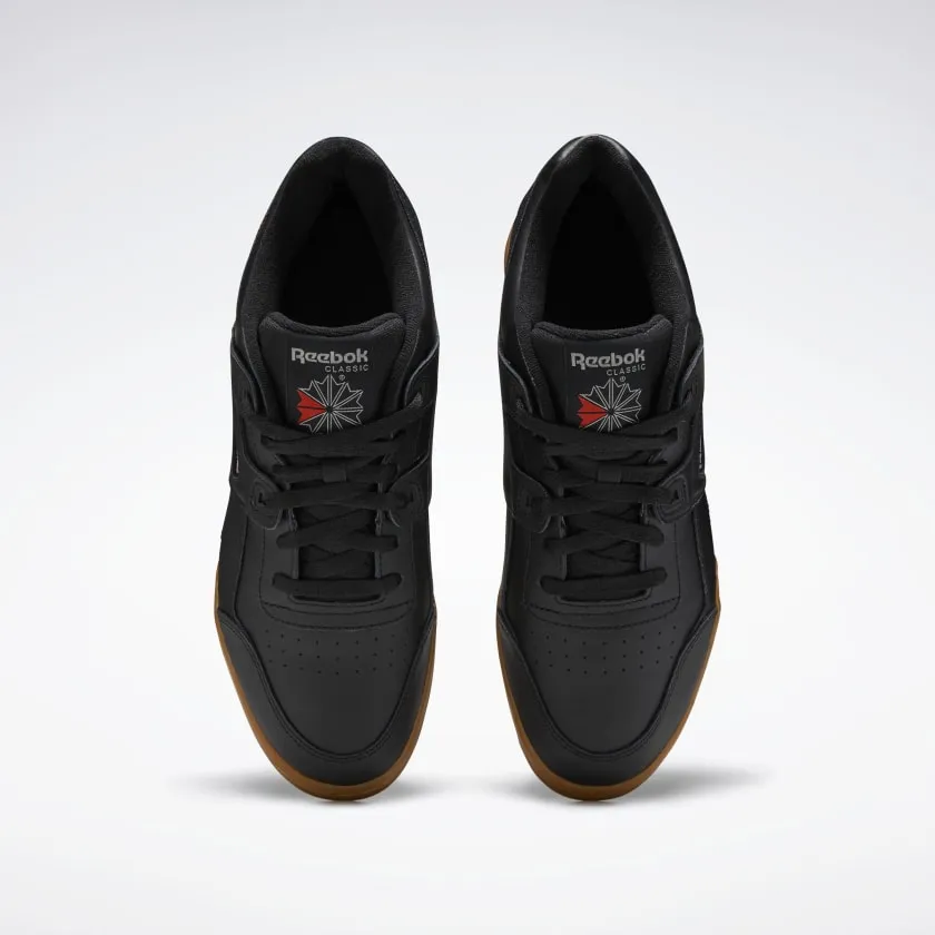 REEBOK WORKOUT PLUS - Black / Carbon / Classic Red / Reebok Royal-Gum