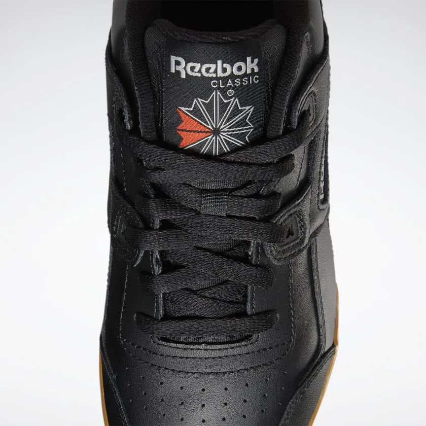 REEBOK WORKOUT PLUS - Black / Carbon / Classic Red / Reebok Royal-Gum