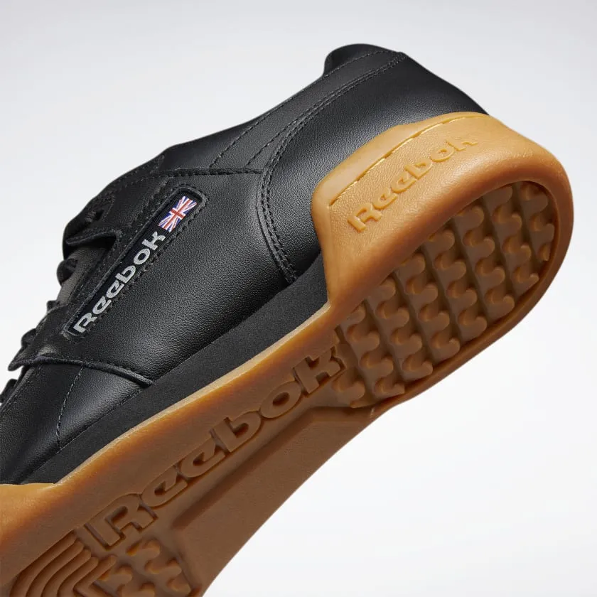 REEBOK WORKOUT PLUS - Black / Carbon / Classic Red / Reebok Royal-Gum