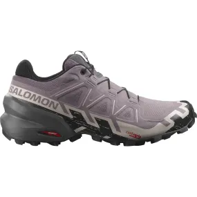 Salomon Women's Speedcross 6 Wide Moonscape/Black/Ashes Of Roses | Buy Salomon Women's Speedcross 6 Wide Moonscape/Bla