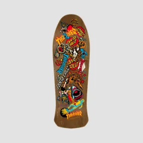 Santa Cruz X Thrasher Salba Oops Skateboard Deck - 10.4"