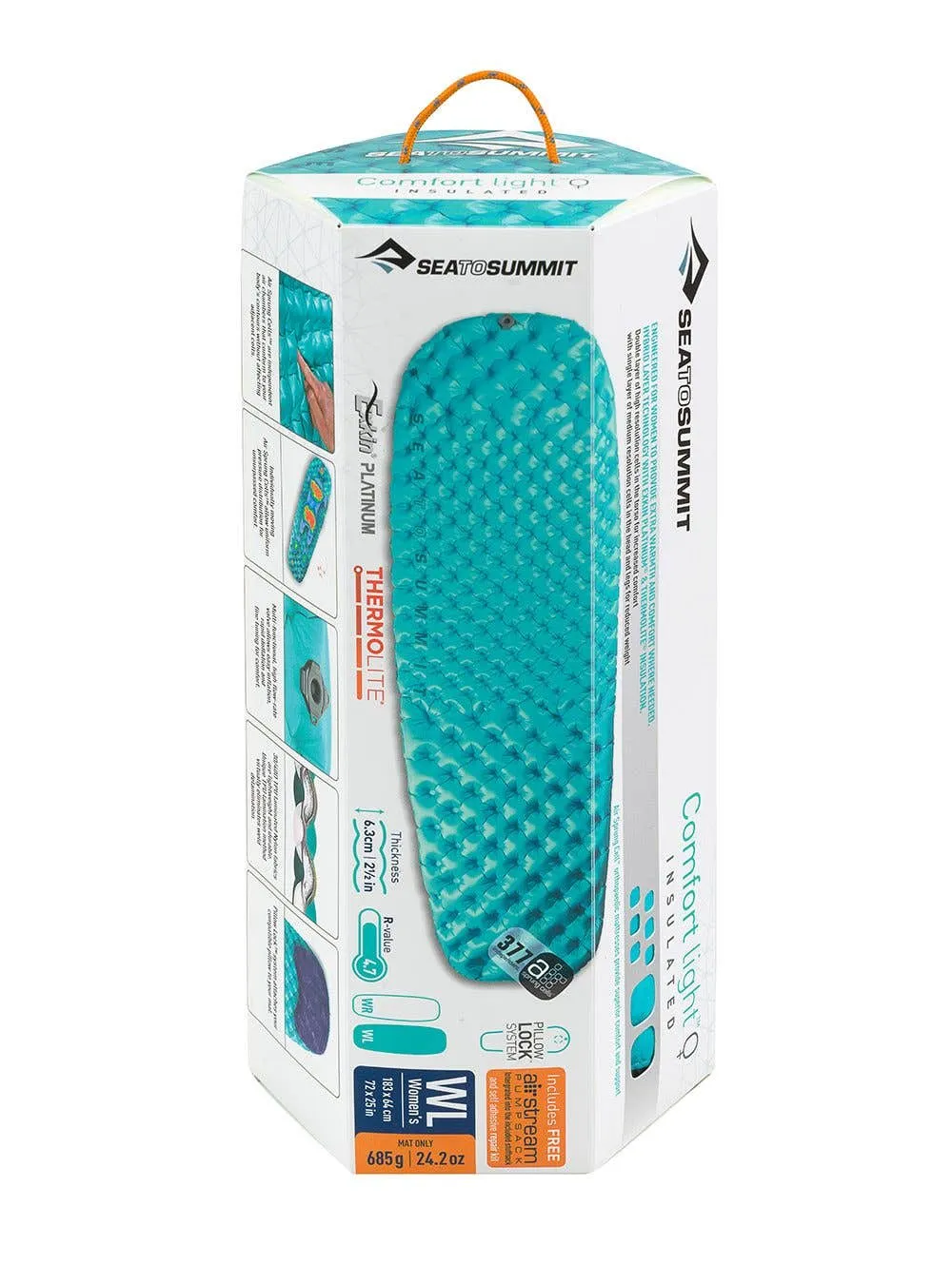 Sea to Summit Comfort Light Insulated Mat Women | Insulated Sleeping Mats | BananaFingers