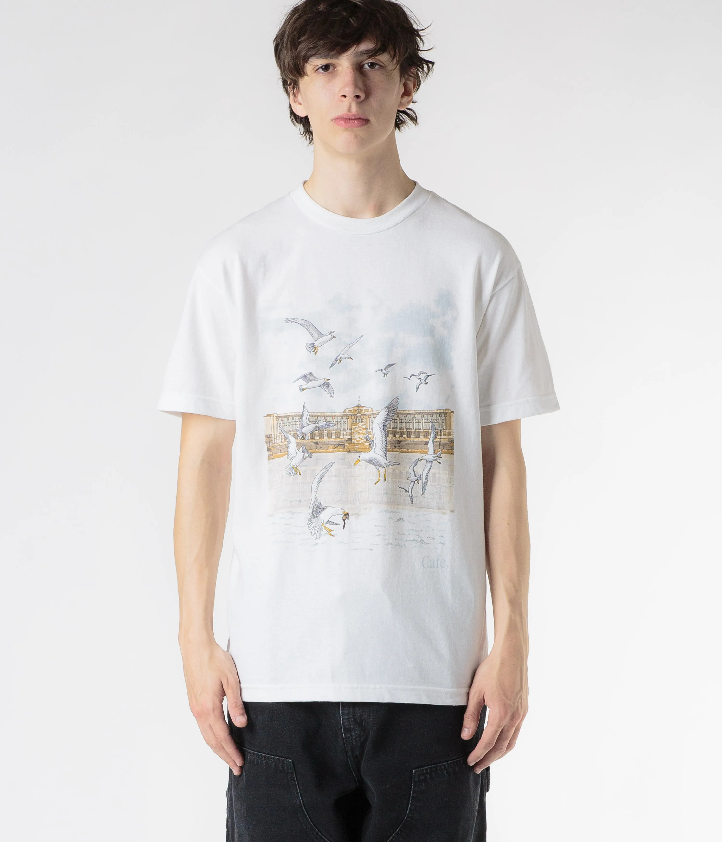 Skateboard Cafe Lloyds T-Shirt - White