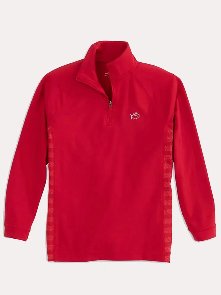     SOUTHERN TIDE  Boys' Island Performance Quarter Zip Pullover    