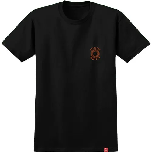 Spitfire Wheels Skateboard Shirt Hollow Classic Pocket Black/Orange