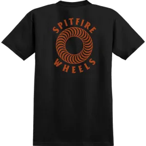 Spitfire Wheels Skateboard Shirt Hollow Classic Pocket Black/Orange