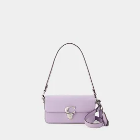 Studio Baguette Bag - Coach - Leather - Purple