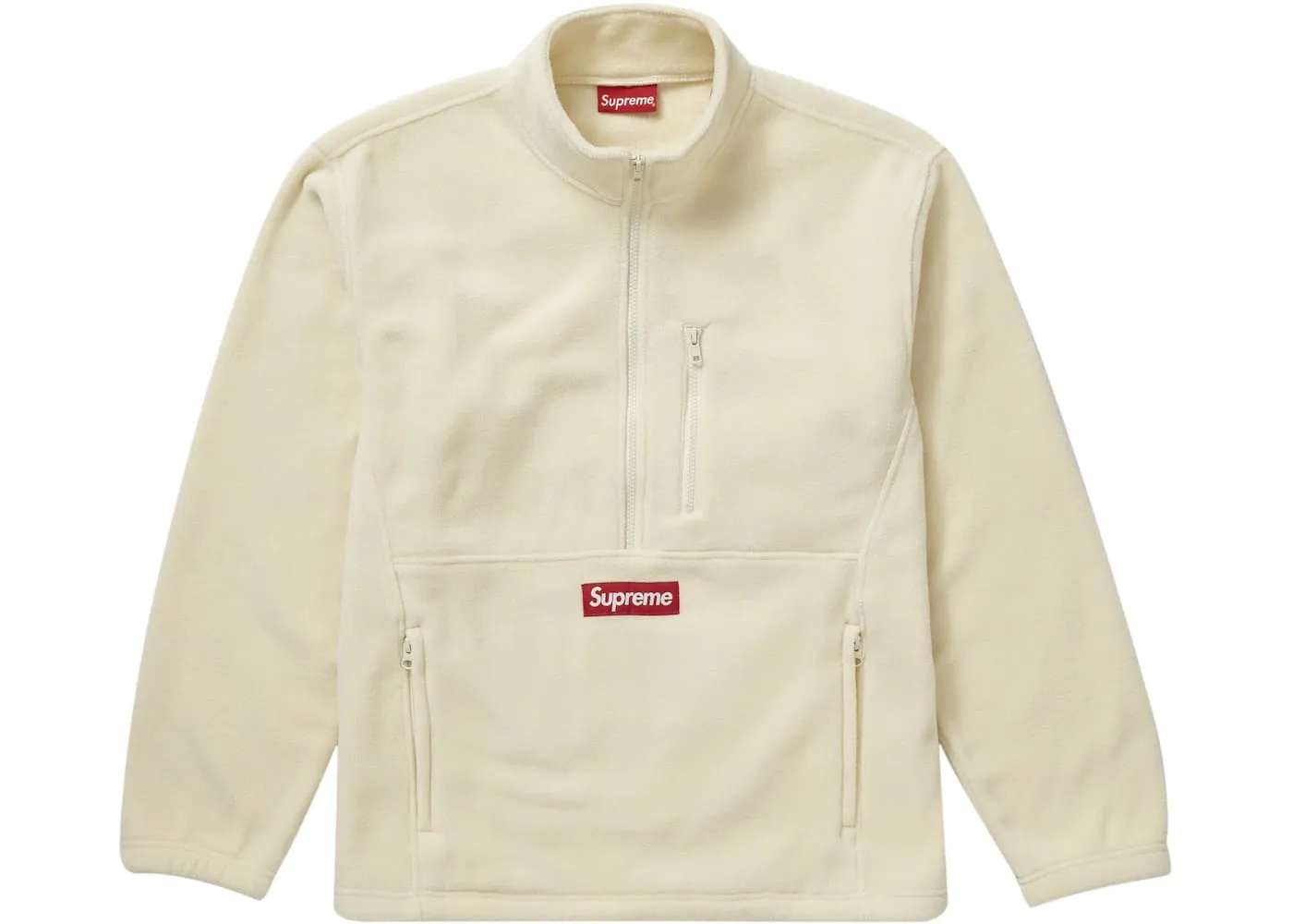 Supreme Polartec Half Zip Pullover (FW21) Natural