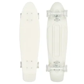 Swell Skateboards 22" White Wash Cruiser Skateboard - White / Led