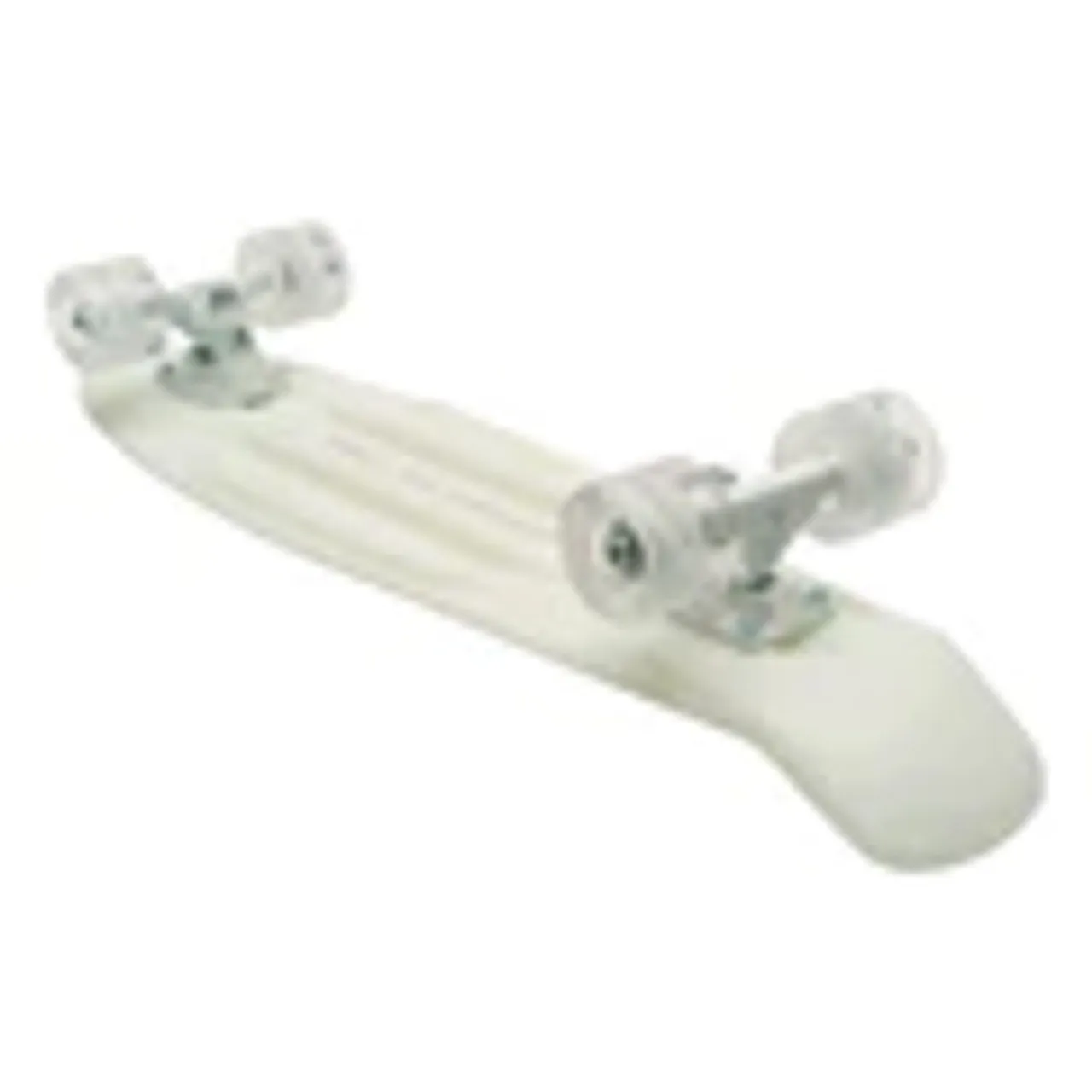 Swell Skateboards 22" White Wash Cruiser Skateboard - White / Led