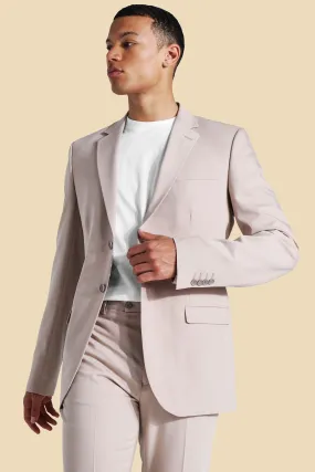 Tall Skinny Single Breasted Suit Jacket